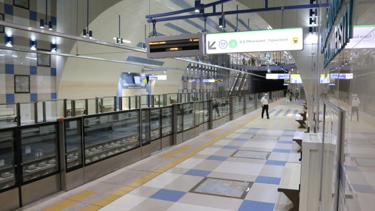 Ковид-19 отложи метрото от "Овча купел" до "Красно село" за март 2021 г.