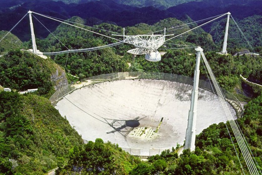 Удар за учените: Рухна най-големият телескоп в света 
