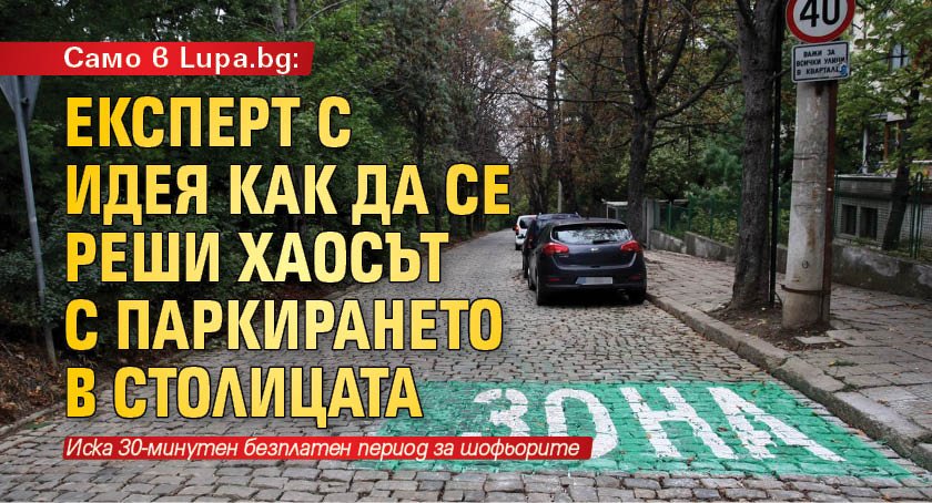 Само в Lupa.bg: Експерт с идея как да се реши хаосът с паркирането в столицата