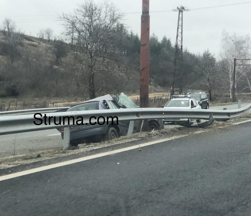 Тежка катастрофа на Е-79 край Благоевград