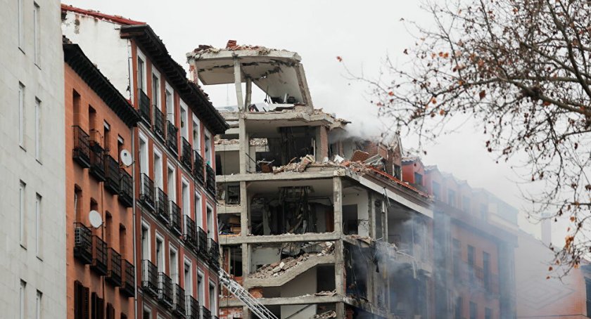 НА МИНУТАТА: Мощен взрив в центъра на Мадрид