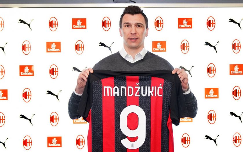 Официално: Милан нанесе удар по Юве, подписа с Манджукич