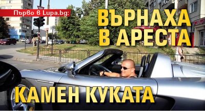 Първо в Lupa.bg: Върнаха в ареста Камен Куката