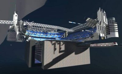 Стадионът на Реал М се превръща в космически кораб