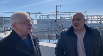 Бойко Борисов инспектира пречиствателна станция в Ямбол