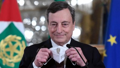 Марио Драги полага клетва като премиер на Италия
