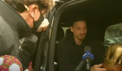 "Златен тапир" за Ибрахимович (ВИДЕО)