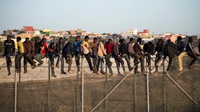 Мигрантски бунт в Испания