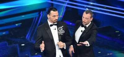 Златан Ибрахимович водещ на "Санремо"