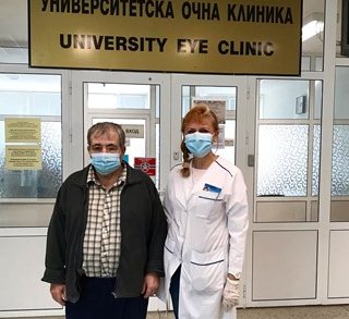 Мъж с метал в окото прогледна в болницата