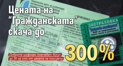 Цената на “Гражданската” скача до 300%