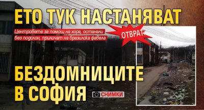 Отврат: Ето тук настаняват бездомниците в София (СНИМКИ)