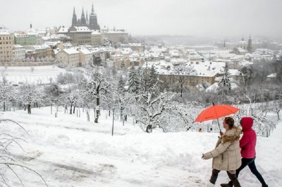 Лудо време – Чехия затрупана под снега