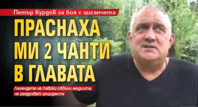 Петър Курдов за боя с циганчета: Праснаха ми 2 чанти в главата