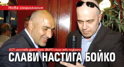 Нова социология: Слави настига Бойко