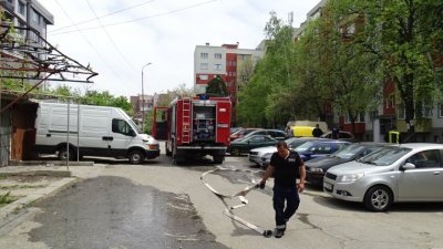Телевизор едва не уби жена (снимки)