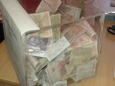 Откраднаха кутия с дарения за болно дете