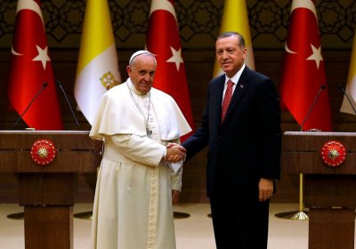 Ердоган иска папата да помогне за конфликта в Газа