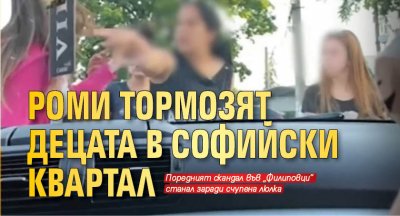 Роми тормозят децата в софийски квартал