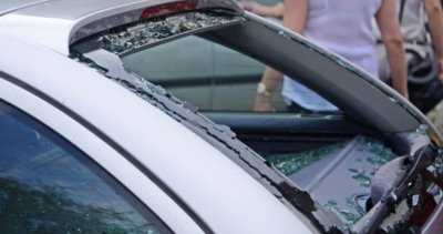 Градушка потроши коли в Сопот