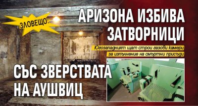 Зловещо: Аризона избива затворници със зверствата на Аушвиц 