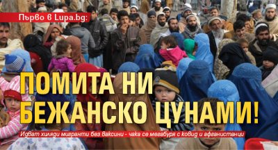 Първо в Lupa.bg. Помита ни бежанско цунами!