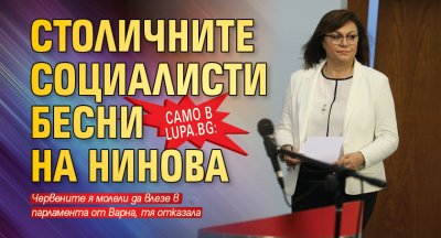 Само в Lupa.bg: Столичните социалисти бесни на Нинова 