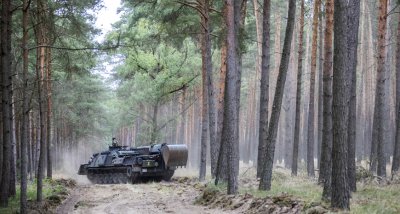 И германски военни се включиха в овладяването на огромен пожар