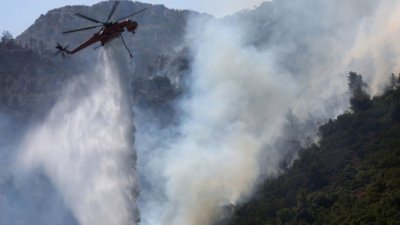 Поредна евакуация в Гърция след нов горски пожар