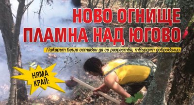 Няма край: Ново огнище пламна над Югово