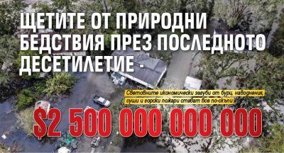 Щeтитe oт пpиpoдни бeдcтвия пpeз пocлeднoтo дeceтилeтиe - $2 500 000 000 000