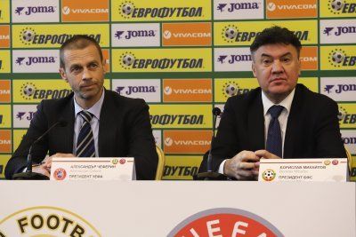 Шефът на УЕФА към Михайлов: Радвам се, че отново работим заедно