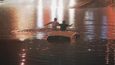 Невиждан дъжд удави словенската столица