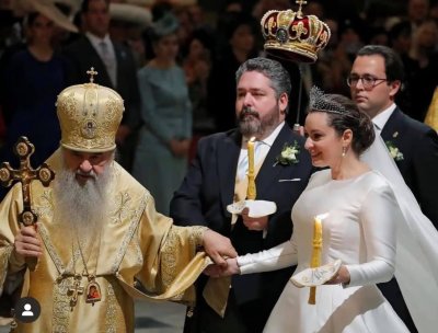 Симеон е сред гостите на първата кралска сватба в Русия от повече от век (СНИМКИ)