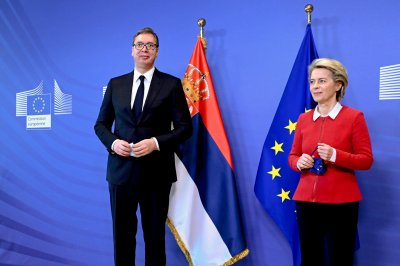 Урсула фон дер Лайен пристигна в Белград