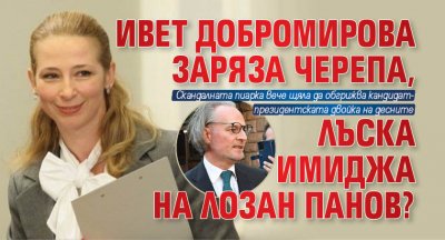 Ивет Добромирова заряза Черепа, лъска имиджа на Лозан Панов? 