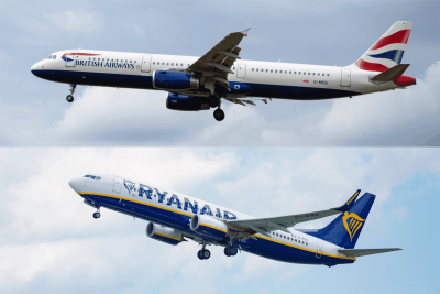 Великобритания прекрати разследване на Ryanair и British Airways