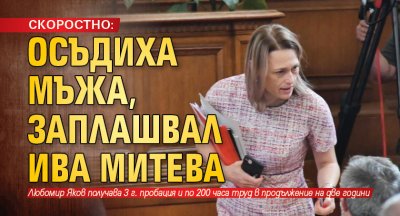 СКОРОСТНО: Осъдиха мъжа, заплашвал Ива Митева