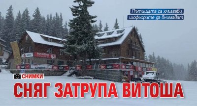 Сняг затрупа Витоша (СНИМКИ)