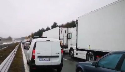 Дипломат пострада при катастрофа на АМ "Тракия" (снимки)