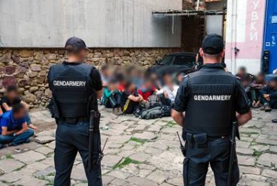 Бежанци вдигнаха полицията на крак край Резово 