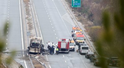 Отвориха магистрала "Струма" в района на катастрофата