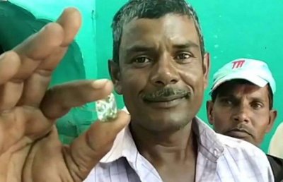 Индийски фермер изкопа 13-каратов диамант