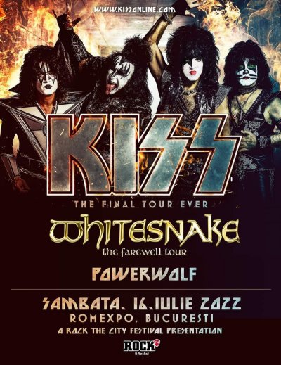 Ликувай, народе! Легендите KISS и Whitesnake много близо до нас - в Букурещ!