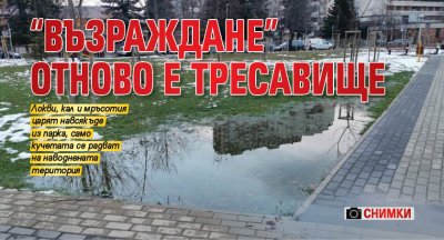 "Възраждане" отново е тресавище (СНИМКИ)