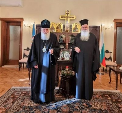 Патриархът посрещна епископ Сионий