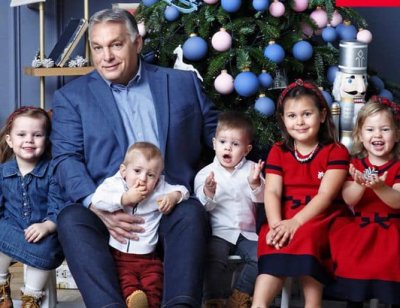 Георги Марков пусна снимка на Орбан с 5-те внуци