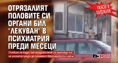 Ужасът в Кърджали: Отрязалият половите си органи бил "лекуван" в психиатрия преди месеци (ВИДЕО)