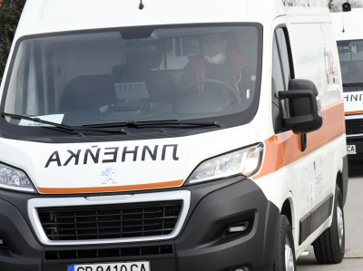 Мотокар прегази работник на строителна площадка