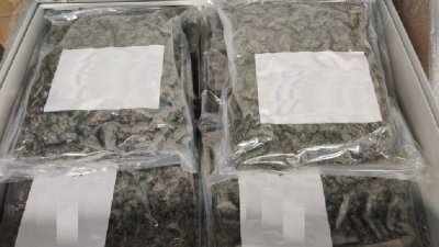 Над 17 кг марихуана откриха митнически служители в пратка с две